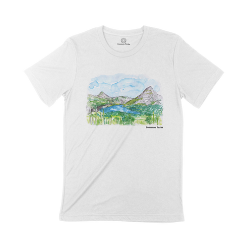 Glacier T-Shirt - Watercolor Vintage Series