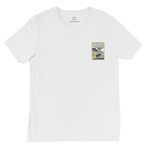 Olympic T-Shirt - Mountain Goat Poster