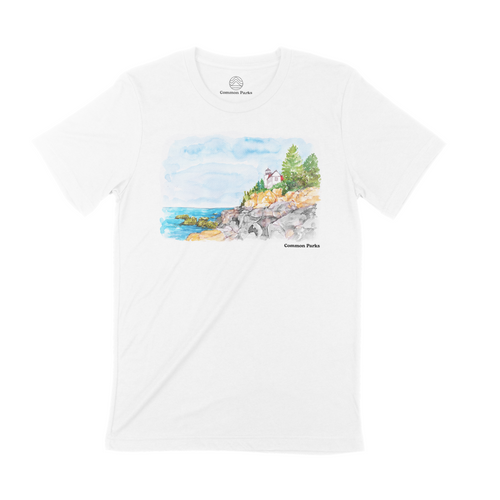 Acadia T-Shirt - Vintage Watercolor Series