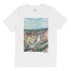 Yellowstone T-Shirt - Vintage Watercolor Series (Yellowstone Canyon)